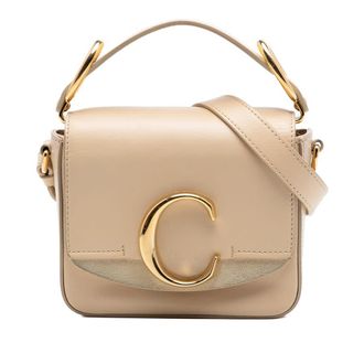 Chlo&eacute; Pre-owned Chloe Mini Calfskin C Satchel Ladies SIDZYI83XR23SMWP
