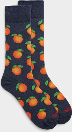 Hot Sox Mens Juicy orange socks