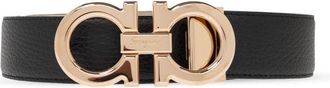 Ferragamo Reversible Riem - Heren - Riemen - Zwart - 105 CM - Leer - Accessoires