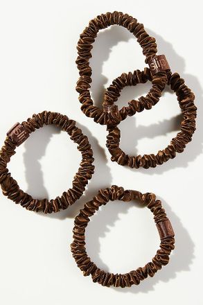 Slip Back to Basics Pure Silk Skinny Scrunchies