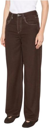 Uma Wang UMA Wang - Phyllis Pants - Dames - Jeans - Bruin - Maat: L Wol