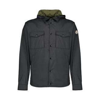 Moncler Light Jackets, male, Black, Size: XL L1 091 Jacket