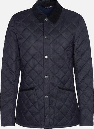 Barbour Mens Checked Liddesdale Jacket Navy - Size: 38/Regular