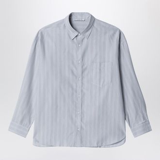 Acne Studios Gestreiftes Button-Up-Grau