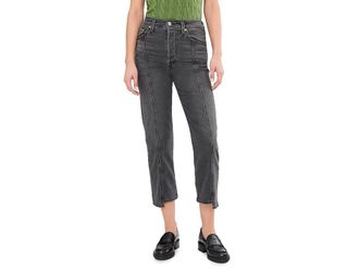 Levi's Ribcage Ankle Seamed Edge Womens Clothing Cut and Dry No Destination : 28 27, Polyester/Elastane/Denim