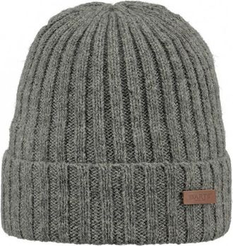 Barts Haakon Turnup Mütze für Herren | grau