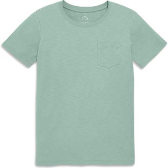 primary Unisex Fit Slub Pocket Tee in Matcha at Nordstrom, Size Xx-Large