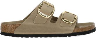 Birkenstock Beige Arizona Big Buckle Leather Sandals