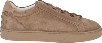 Tod's Suede Sneakers - Heren - Sneakers - Bruin - 42 1/2 EU - Su&egrave;de - Schoenen