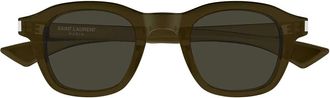 Saint Laurent Sunglasses Sl 880 004 Mud Brown/Grey Unisex