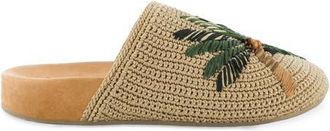 The Sak Bolinas Crochet Clog Shoe in Palm Tree at Nordstrom, Size 10