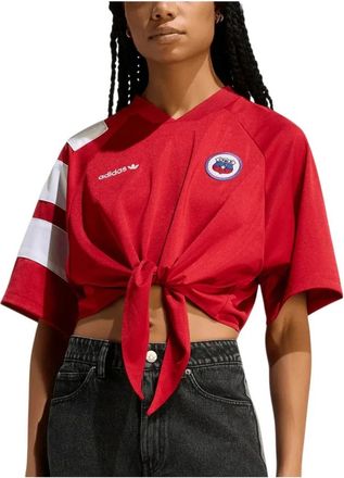 adidas Chile Reconstructed Bringback Jersey - Dames - Fitness - Rood - S - Polyester - Fitness