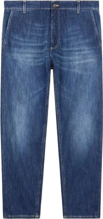 Dondup Jeff Carrot-fit Jeans - Heren - Loose Fit Jeans - Blauw - W36 - Katoen - Jeans