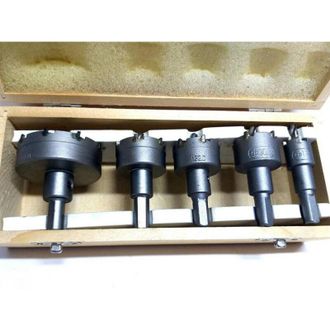 Trade Shop Trade Shop - Kit De 5 Fresas Hss Dientes De Carburo De Tungsteno 18 30 32 35 55 Mm Para Muros