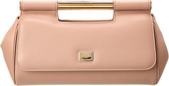 Dolce & Gabbana Sicily Medium Leather Clutch