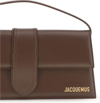 Jacquemus Womens Shoulder Bag Le Bambino Long Brown Calf Leather