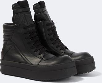 Rick Owens Mega Bumper Geobasket leather sneakers