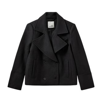Sofie Schnoor Jolinesw Chaqueta de Doble Botonadura - Coats - Mujer - Negro - XL