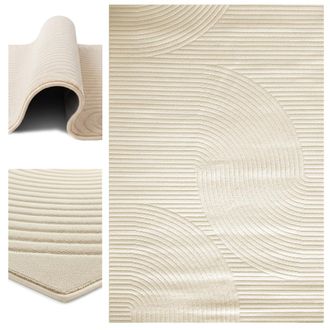 OEM Alfombra De Bucle De 120x170 Cm Para Sala De Estar, Grande, Estilo Japon&eacute;s, Moderna, Pesada, Gruesa, Polo - Path Camel (beige)