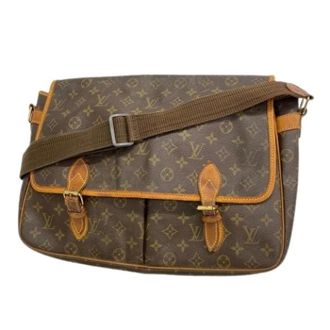 Louis Vuitton Pre-owned Cross Body Bags, female, Brown, Size: ONE SIZE Pre-owned Gibeciere GM Shoulder Bag