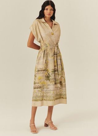 Exquise Matilda Midi Dress in Multi Color at Nordstrom, Size X-Small