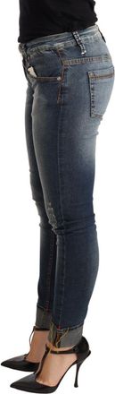 Acht Washed Cotton Low Waist Skinny Women Trouser Womens Jeans