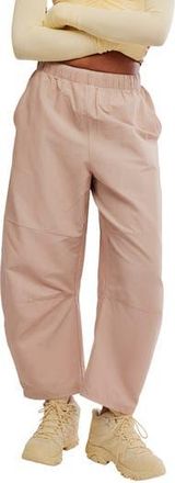 Free People FP Movement Game Day High Rise Barrel Leg Pants in Sandy at Nordstrom Rack, Size Small
