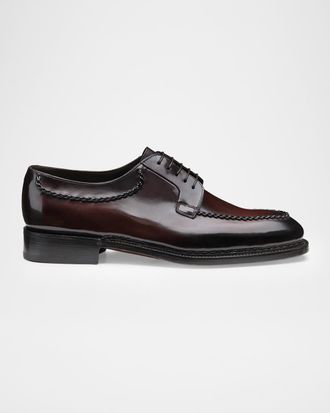 Santoni Men & apos;s Meraviglia Leather Derby Shoes