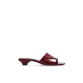 Chloé Heeled Mules, female, Red, Size: 6 US Leather Sandals