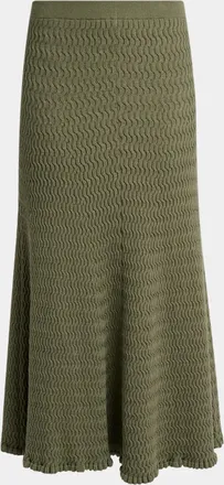 Proenza Schouler Magnolia Knit Midi Skirt