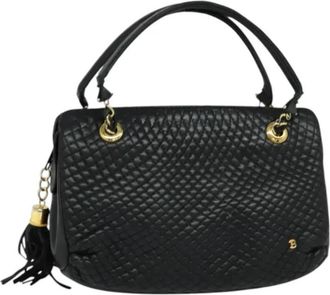 Bally Tweedehands leren handtassen - unisex - Vintage Handtas - Zwart - ONE Size - Leer - Vintage