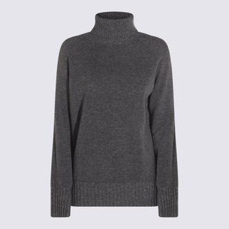 Twin-Set Grey Wool Knitwear