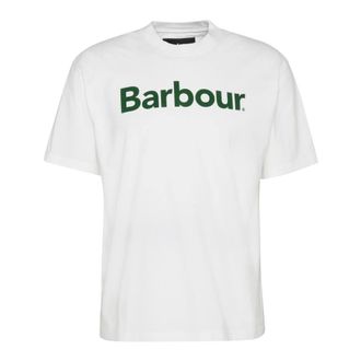 Barbour Pensford Oversized Tee - male - Barbour - T-Shirts - White - L - Tops