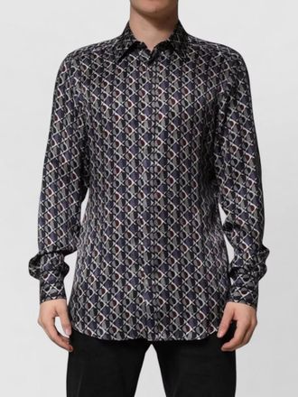 Dolce & Gabbana silk patterned dress shirt