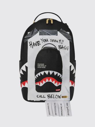 Sprayground Zaino Missing Bag Flyer in cotone con stampa grafica