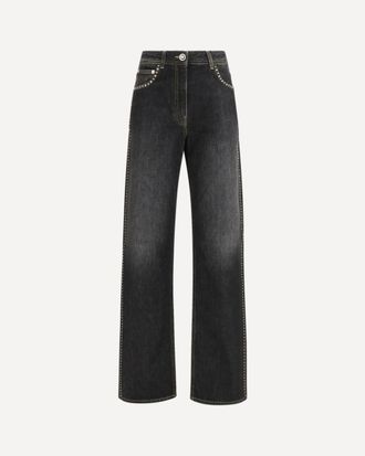 Versace Straight Jeans with studs Female 27