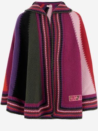Emilio Pucci Emilio Pucci Bloque de color Capa de lana