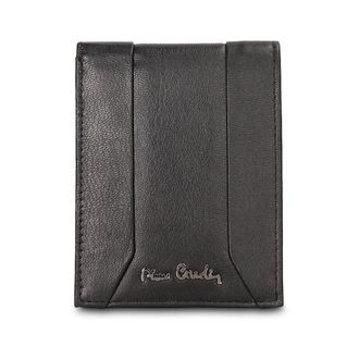 Pierre Cardin Leren Portemonnee - Heren - Accessoires - Zwart - Maat: ONE Size Leer