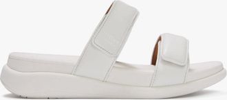 FitFlop Womens FitFlop F-MODE GO ADJUSTABLE Womens Mules Sandals Urban White - Size: 6