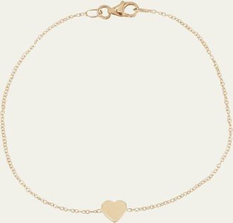 Jennifer Meyer 18k Mini Heart Bracelet