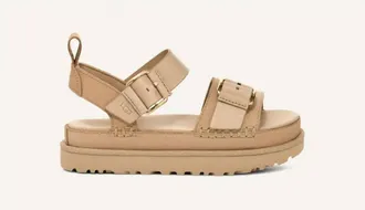 UGG Womens Goldenstar Villa Sandal In Mustard Seed