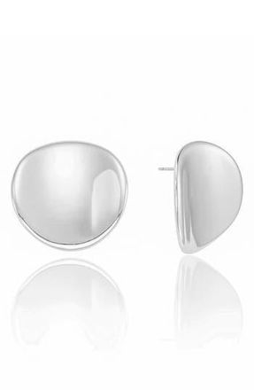 Ettika Modern Circle Stud Earrings in Silver at Nordstrom Rack