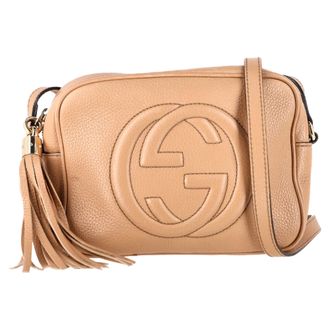 Gucci Pre-owned Womens Soho Disco Small Shoulder Bag in Brown Leather - One Size