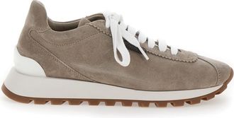 Brunello Cucinelli Beige Low Top Sneakers