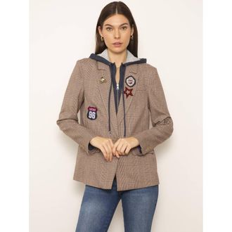 Central Park West Amari Plaid Dickie Blazer at Nordstrom, Size Large