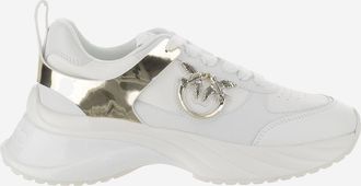 Pinko White Logo Sneakers