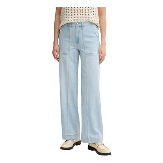 DKNY Dkny, Jeans, Dames, Blauw, W26, Katoen, Wide Jeans