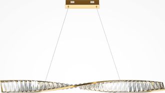 Maytoni Led Design Kristall-Pendellampe Krone, 100 cm