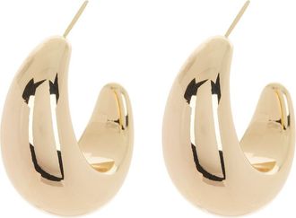 Sterling Forever Eclipse Hoop Earrings in Gold at Nordstrom Rack