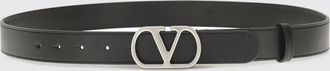 Valentino Garavani Cintura VLogo Signature in pelle di vitello liscia